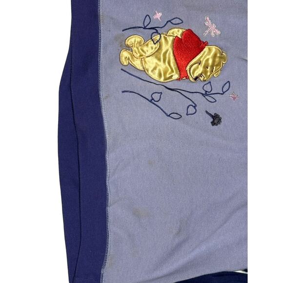 Disney Winnie The Pooh Girls 1/4 Zip Fleece Pullover Long Sleeve Shirt L 10/12 - Picture 2 of 6